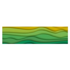 Waves Texture Satin Scarf (oblong)