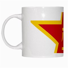 Emblem Of People s Liberation Army  White Mugs