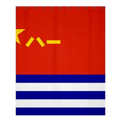Naval Ensign Of People s Liberation Army Shower Curtain 60  X 72  (medium)  by abbeyz71