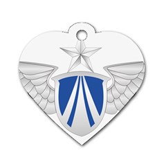 Emblem Of People s Liberation Army Air Force Dog Tag Heart (one Side) by abbeyz71