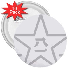 Low Visibility Roundel Of People s Liberation Army Air Force 3  Buttons (10 Pack)  by abbeyz71