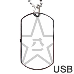 Low Visibility Roundel Of People s Liberation Army Air Force Dog Tag Usb Flash (one Side) by abbeyz71