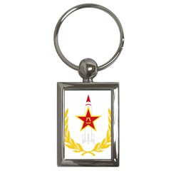 Badge of People s Liberation Army Rocket Force Key Chain (Rectangle)