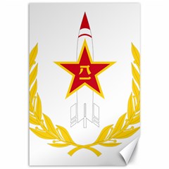 Badge of People s Liberation Army Rocket Force Canvas 12  x 18 