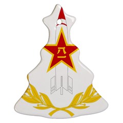 Badge Of People s Liberation Army Rocket Force Christmas Tree Ornament (two Sides) by abbeyz71