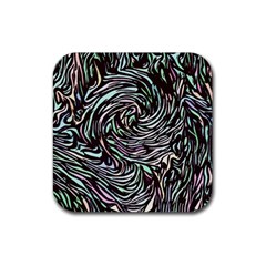 Stained Glass Rubber Coaster (square)  by Mariart