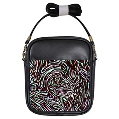 Stained Glass Girls Sling Bag by Mariart