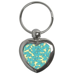 Leaves Dried Key Chain (Heart)