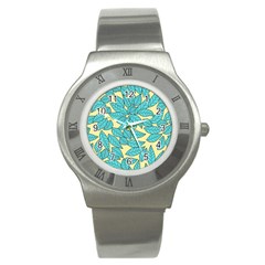 Leaves Dried Stainless Steel Watch