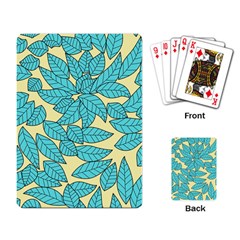 Leaves Dried Playing Cards Single Design