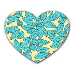 Leaves Dried Heart Mousepads