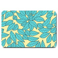 Leaves Dried Large Doormat  by Mariart