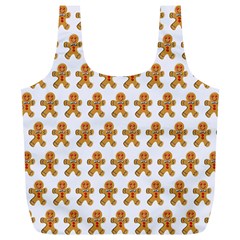 Gingerbread Men Full Print Recycle Bag (xl) by Mariart