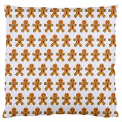 Gingerbread Men Large Flano Cushion Case (one Side) by Mariart