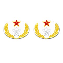 Badge Of People s Liberation Army Strategic Support Force Cufflinks (oval) by abbeyz71