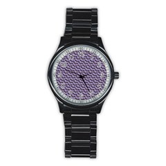 Halloween Bat Stainless Steel Round Watch by Alisyart