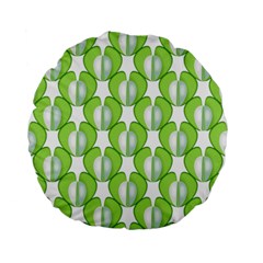 Herb Ongoing Pattern Plant Nature Standard 15  Premium Flano Round Cushions