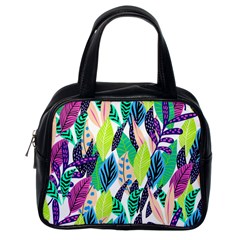 Leaves Rainbow Pattern Nature Classic Handbag (one Side) by Alisyart