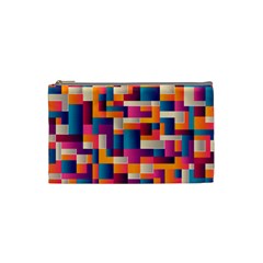 Abstract Geometry Blocks Cosmetic Bag (small)