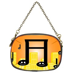 Abstract Anthropomorphic Art Chain Purse (one Side) by Bajindul