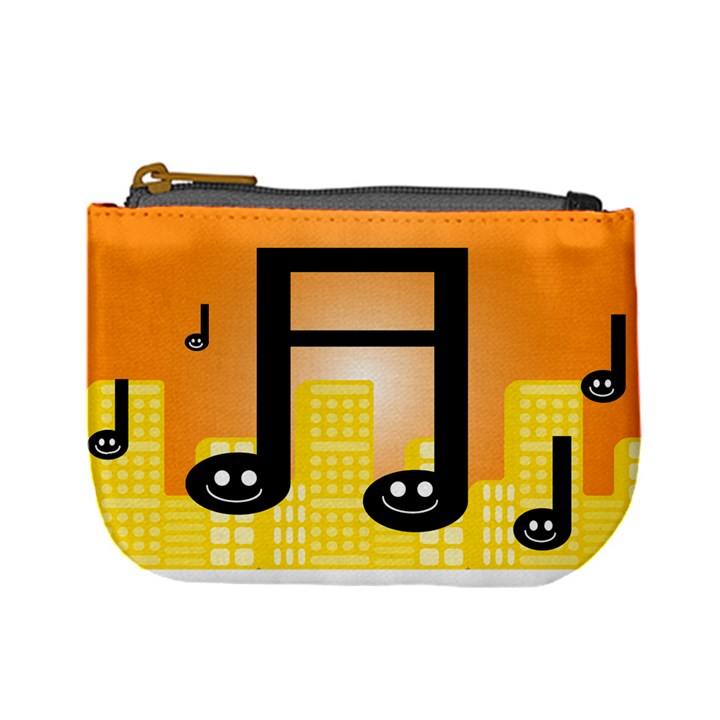 Abstract Anthropomorphic Art Mini Coin Purse