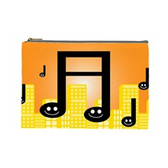 Abstract Anthropomorphic Art Cosmetic Bag (large)