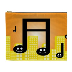 Abstract Anthropomorphic Art Cosmetic Bag (xl) by Bajindul