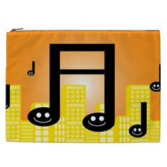 Abstract Anthropomorphic Art Cosmetic Bag (xxl) by Bajindul