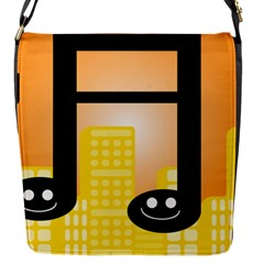 Abstract Anthropomorphic Art Flap Closure Messenger Bag (s) by Bajindul