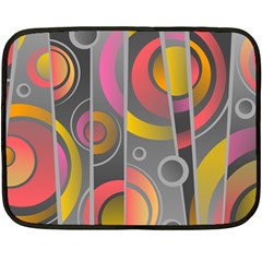 Abstract Colorful Background Grey Fleece Blanket (mini) by Bajindul