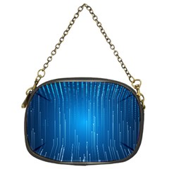 Abstract Rain Space Chain Purse (two Sides)
