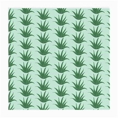 Aloe Plants Pattern Scrapbook Medium Glasses Cloth (2 Sides) by Bajindul