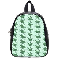 Aloe Plants Pattern Scrapbook School Bag (small)