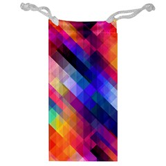 Abstract Background Colorful Pattern Jewelry Bag