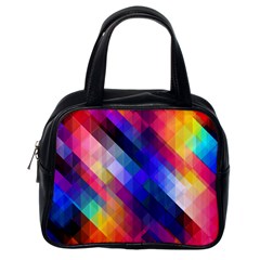 Abstract Background Colorful Pattern Classic Handbag (one Side) by Bajindul