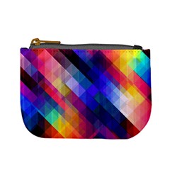 Abstract Background Colorful Pattern Mini Coin Purse by Bajindul