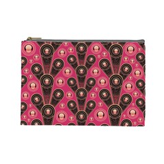 Background Abstract Pattern Cosmetic Bag (large)