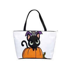 Halloween Cute Cat Classic Shoulder Handbag