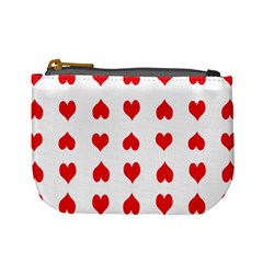 Heart Red Love Valentines Day Mini Coin Purse by Bajindul