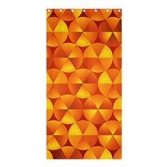 Background Triangle Circle Abstract Shower Curtain 36  X 72  (stall)  by Bajindul