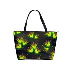 Floral Abstract Lines Classic Shoulder Handbag