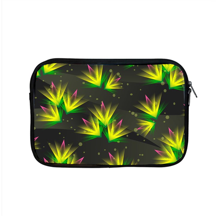 Floral Abstract Lines Apple MacBook Pro 15  Zipper Case