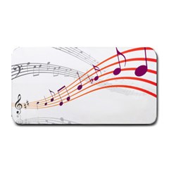 Music Notes Clef Sound Medium Bar Mats by Bajindul