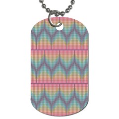 Pattern Background Texture Colorful Dog Tag (one Side) by Bajindul