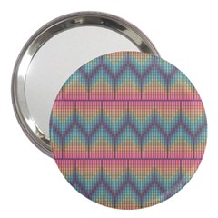 Pattern Background Texture Colorful 3  Handbag Mirrors by Bajindul