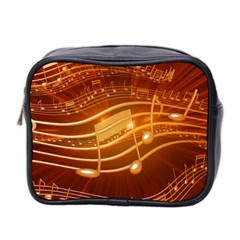 Music Notes Sound Musical Love Mini Toiletries Bag (two Sides)