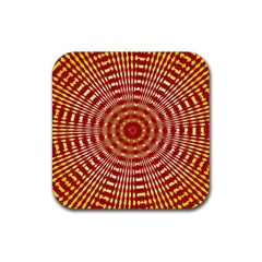 Pattern Background Structure Rubber Coaster (Square) 