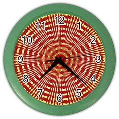 Pattern Background Structure Color Wall Clock