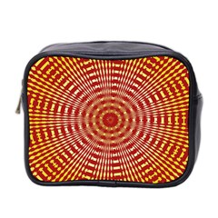 Pattern Background Structure Mini Toiletries Bag (Two Sides)