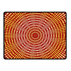 Pattern Background Structure Double Sided Fleece Blanket (Small) 